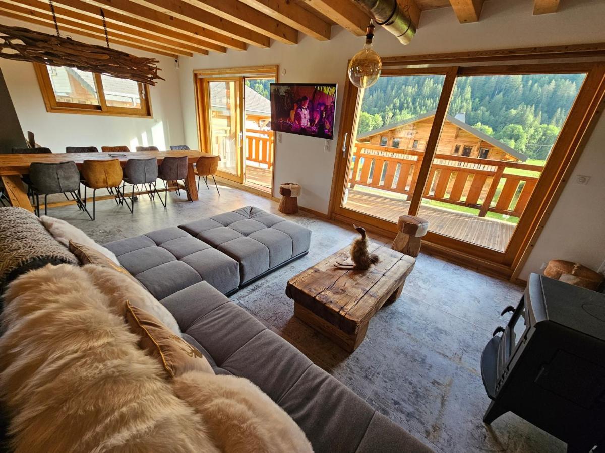 Demi-Chalet Vadel La Panthiaz 15 Pers 5 Chambres La Chapelle-d'Abondance Exterior foto