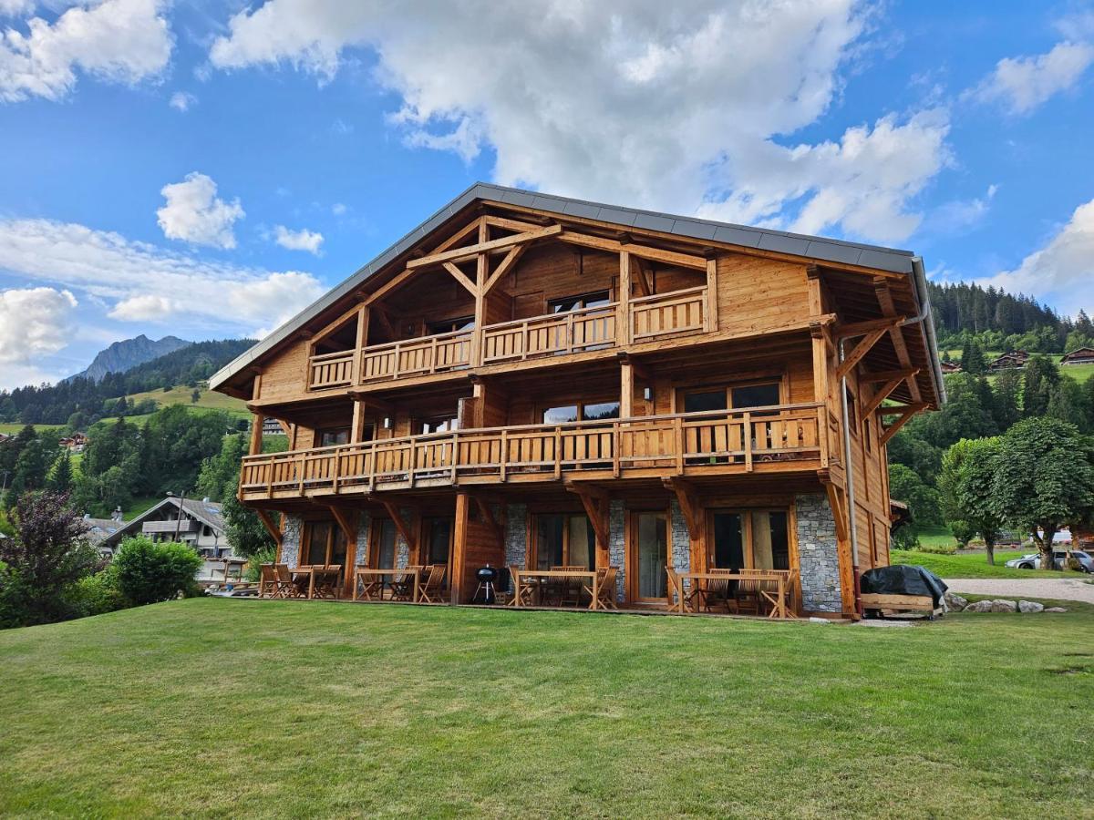 Demi-Chalet Vadel La Panthiaz 15 Pers 5 Chambres La Chapelle-d'Abondance Exterior foto