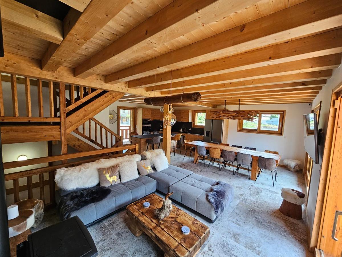 Demi-Chalet Vadel La Panthiaz 15 Pers 5 Chambres La Chapelle-d'Abondance Exterior foto