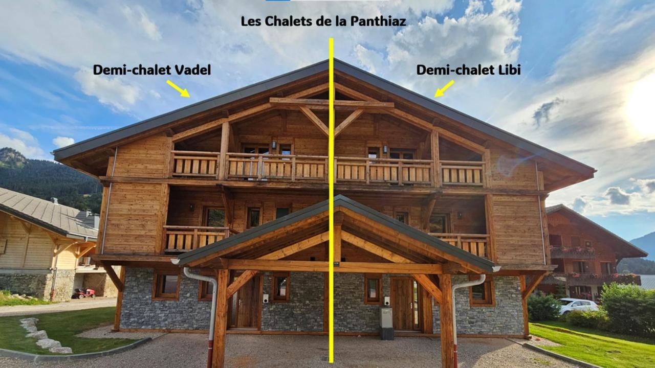 Demi-Chalet Vadel La Panthiaz 15 Pers 5 Chambres La Chapelle-d'Abondance Exterior foto