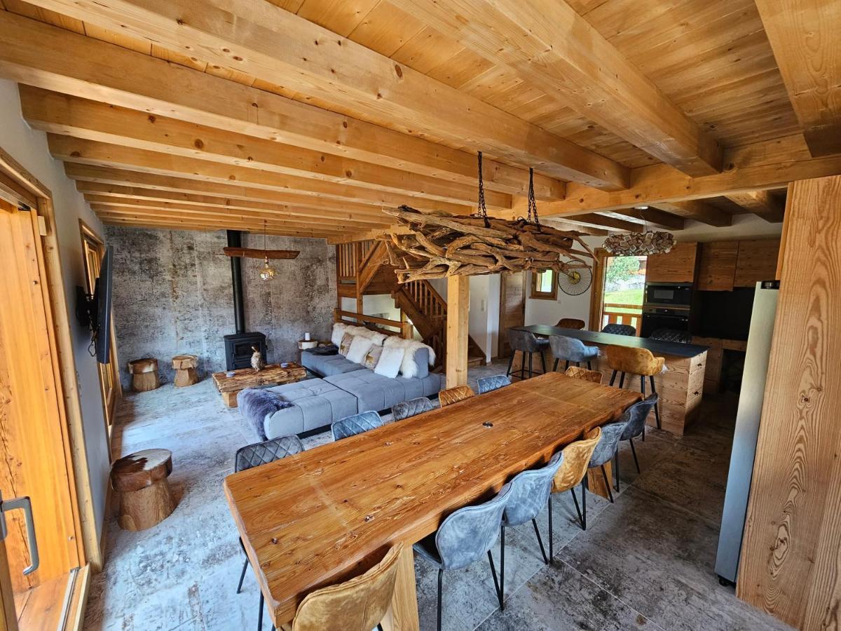 Demi-Chalet Vadel La Panthiaz 15 Pers 5 Chambres La Chapelle-d'Abondance Exterior foto