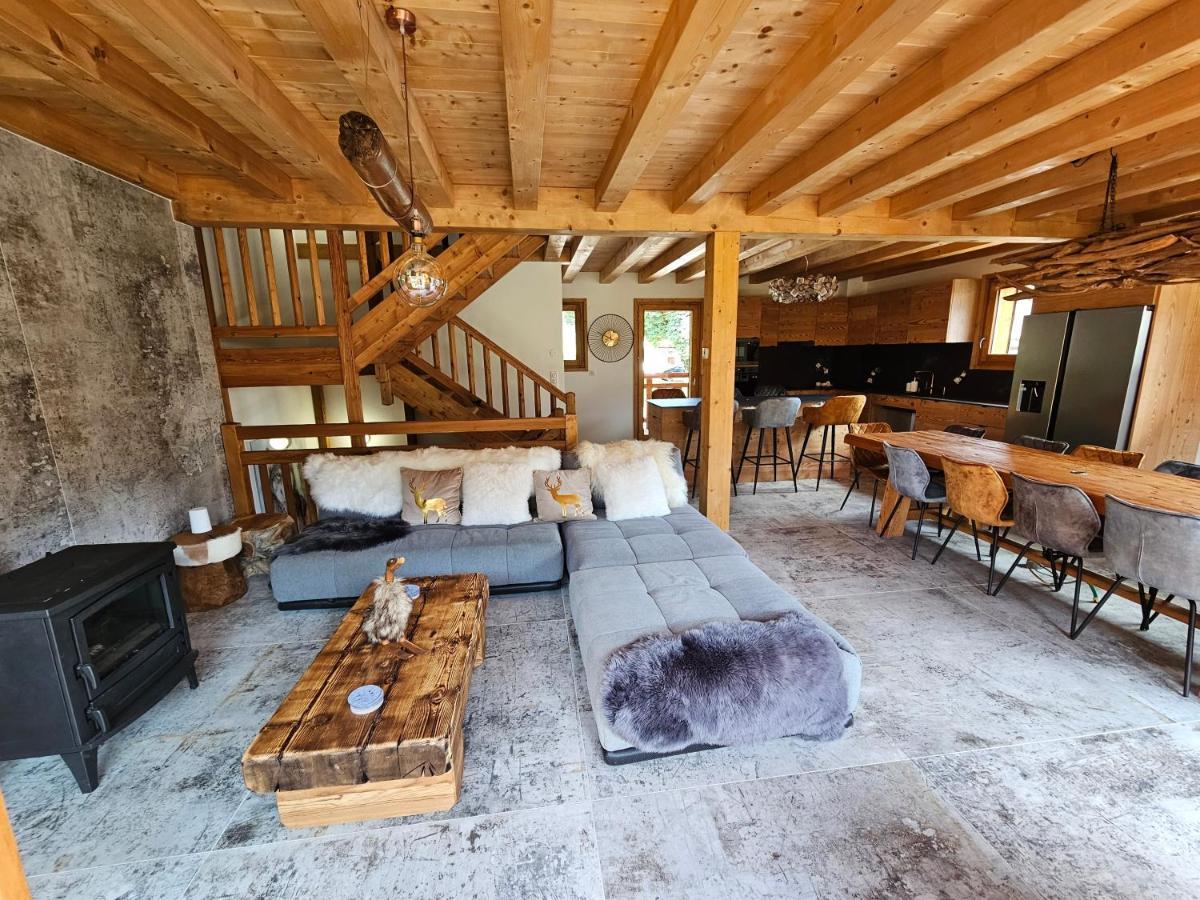 Demi-Chalet Vadel La Panthiaz 15 Pers 5 Chambres La Chapelle-d'Abondance Exterior foto