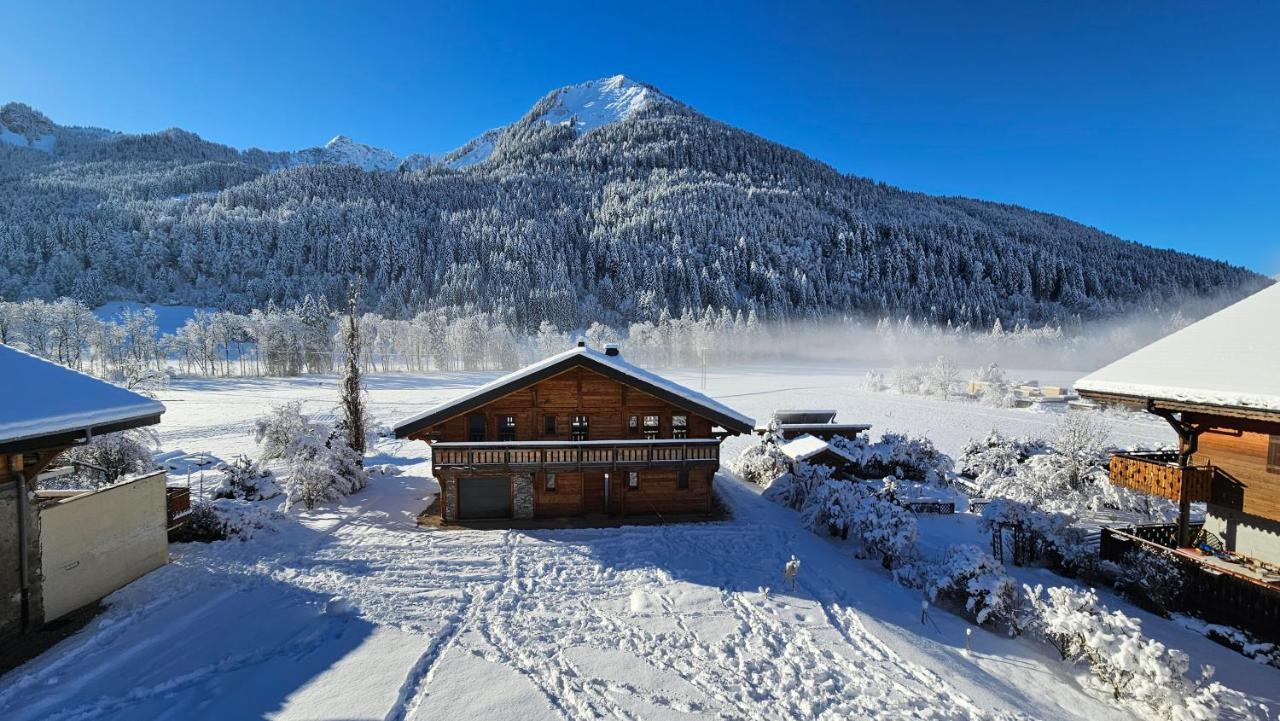 Demi-Chalet Vadel La Panthiaz 15 Pers 5 Chambres La Chapelle-d'Abondance Exterior foto