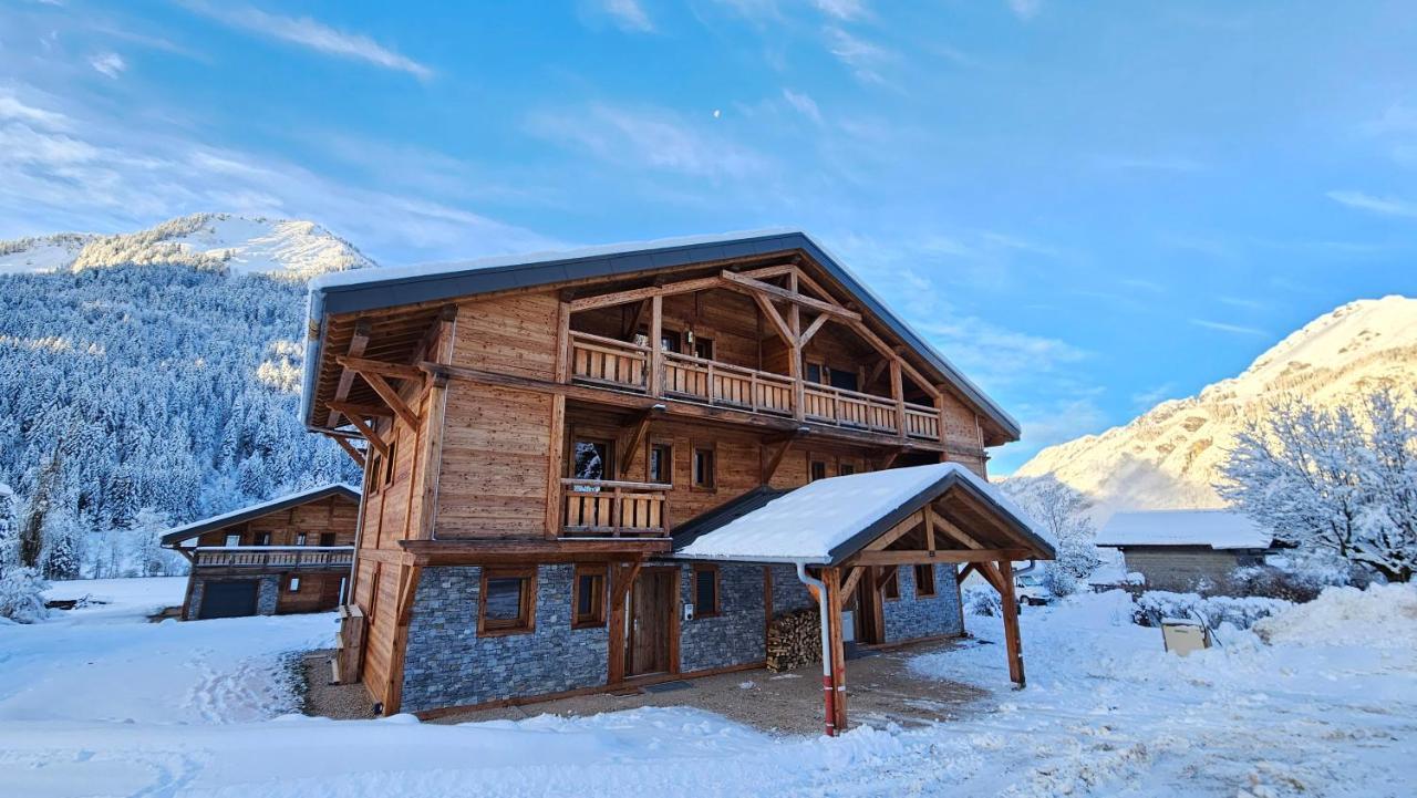 Demi-Chalet Vadel La Panthiaz 15 Pers 5 Chambres La Chapelle-d'Abondance Exterior foto