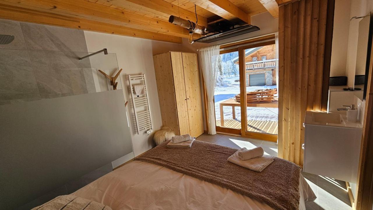 Demi-Chalet Vadel La Panthiaz 15 Pers 5 Chambres La Chapelle-d'Abondance Exterior foto
