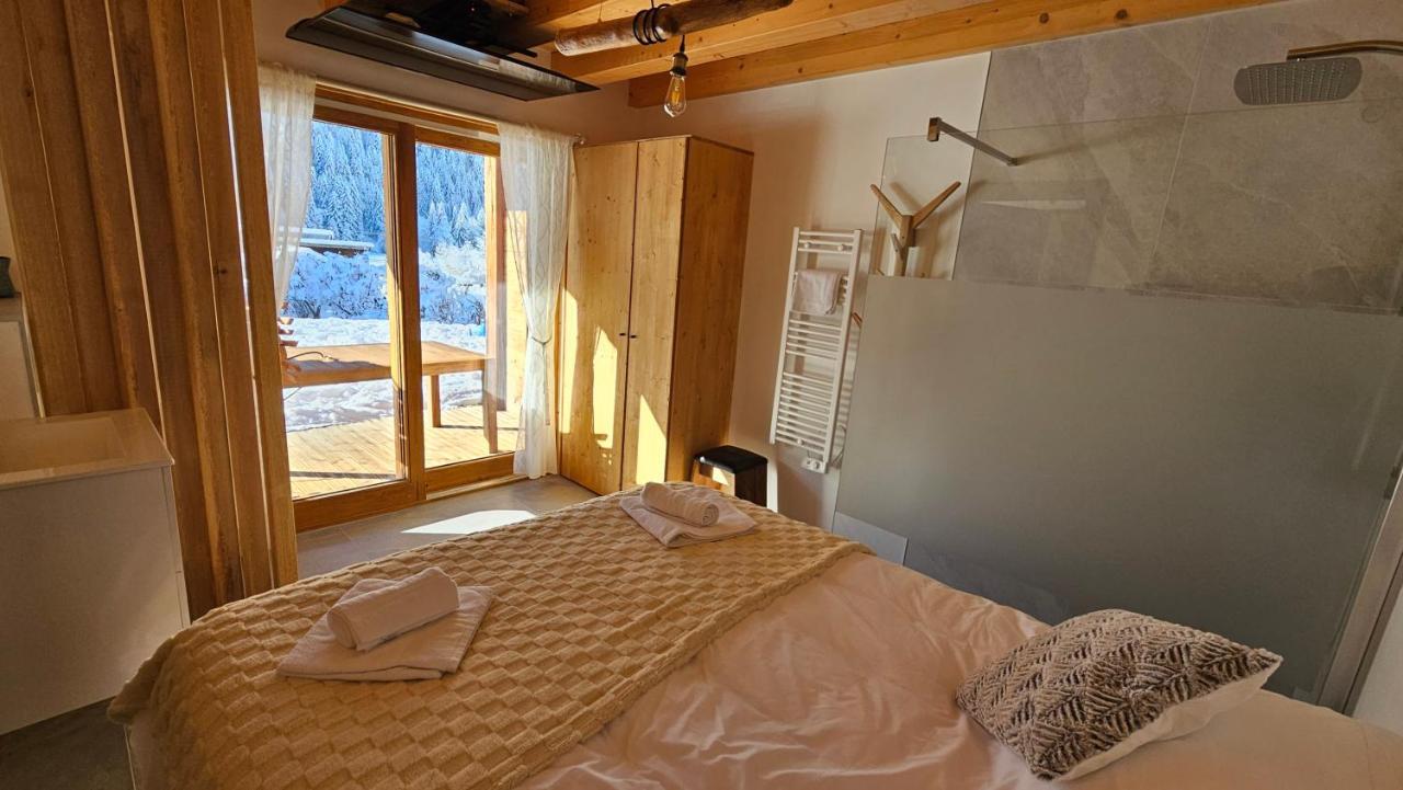 Demi-Chalet Vadel La Panthiaz 15 Pers 5 Chambres La Chapelle-d'Abondance Exterior foto