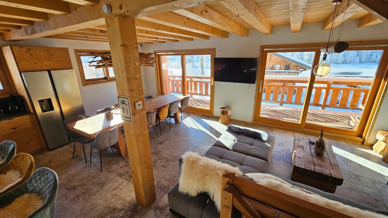 Demi-Chalet Vadel La Panthiaz 15 Pers 5 Chambres La Chapelle-d'Abondance Exterior foto
