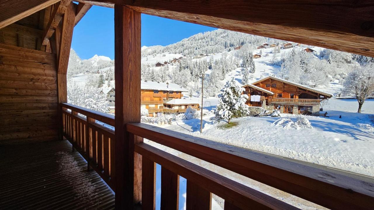 Demi-Chalet Vadel La Panthiaz 15 Pers 5 Chambres La Chapelle-d'Abondance Exterior foto