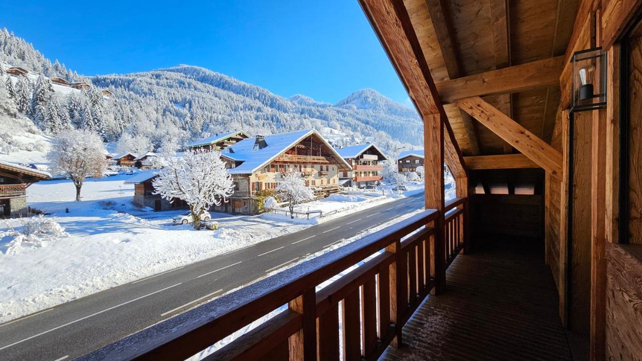 Demi-Chalet Vadel La Panthiaz 15 Pers 5 Chambres La Chapelle-d'Abondance Exterior foto