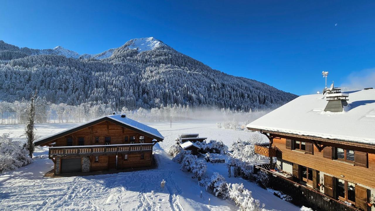 Demi-Chalet Vadel La Panthiaz 15 Pers 5 Chambres La Chapelle-d'Abondance Exterior foto