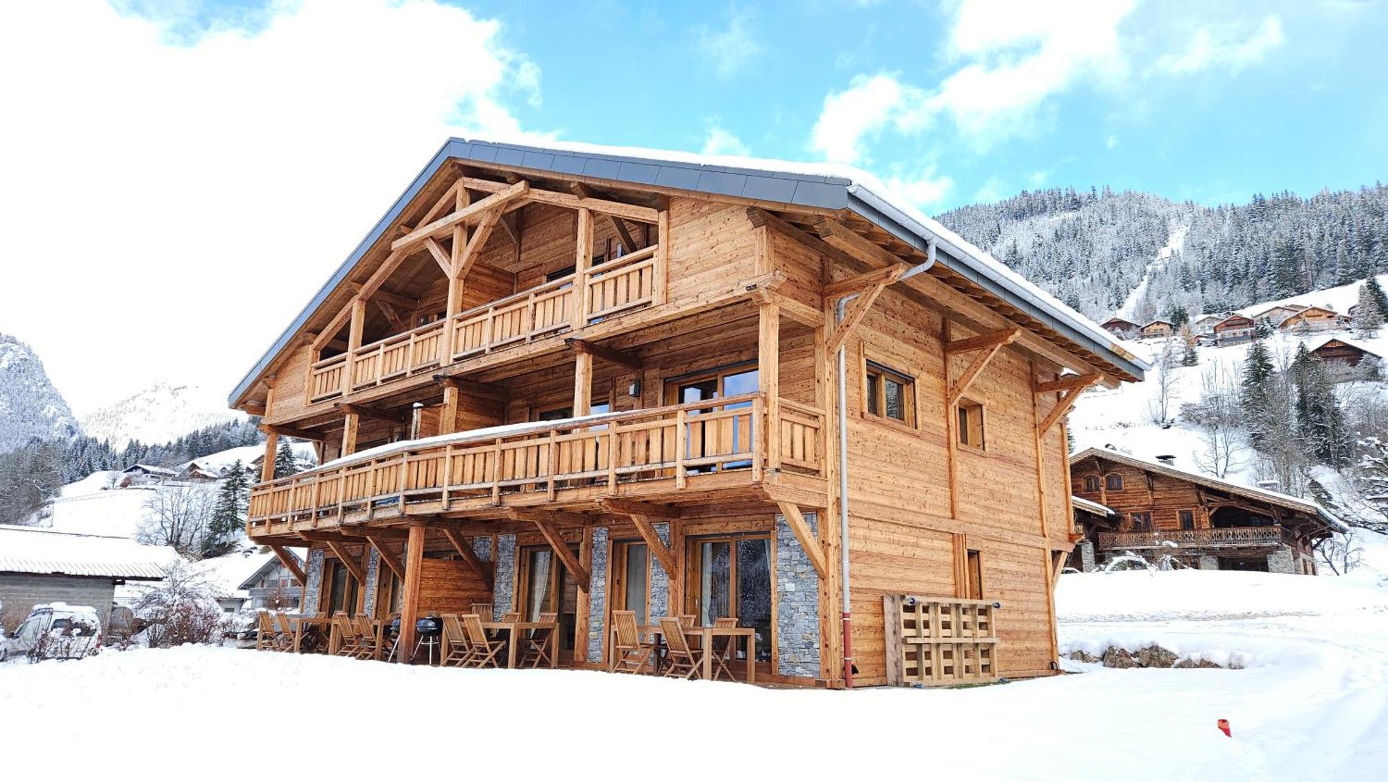 Demi-Chalet Vadel La Panthiaz 15 Pers 5 Chambres La Chapelle-d'Abondance Exterior foto
