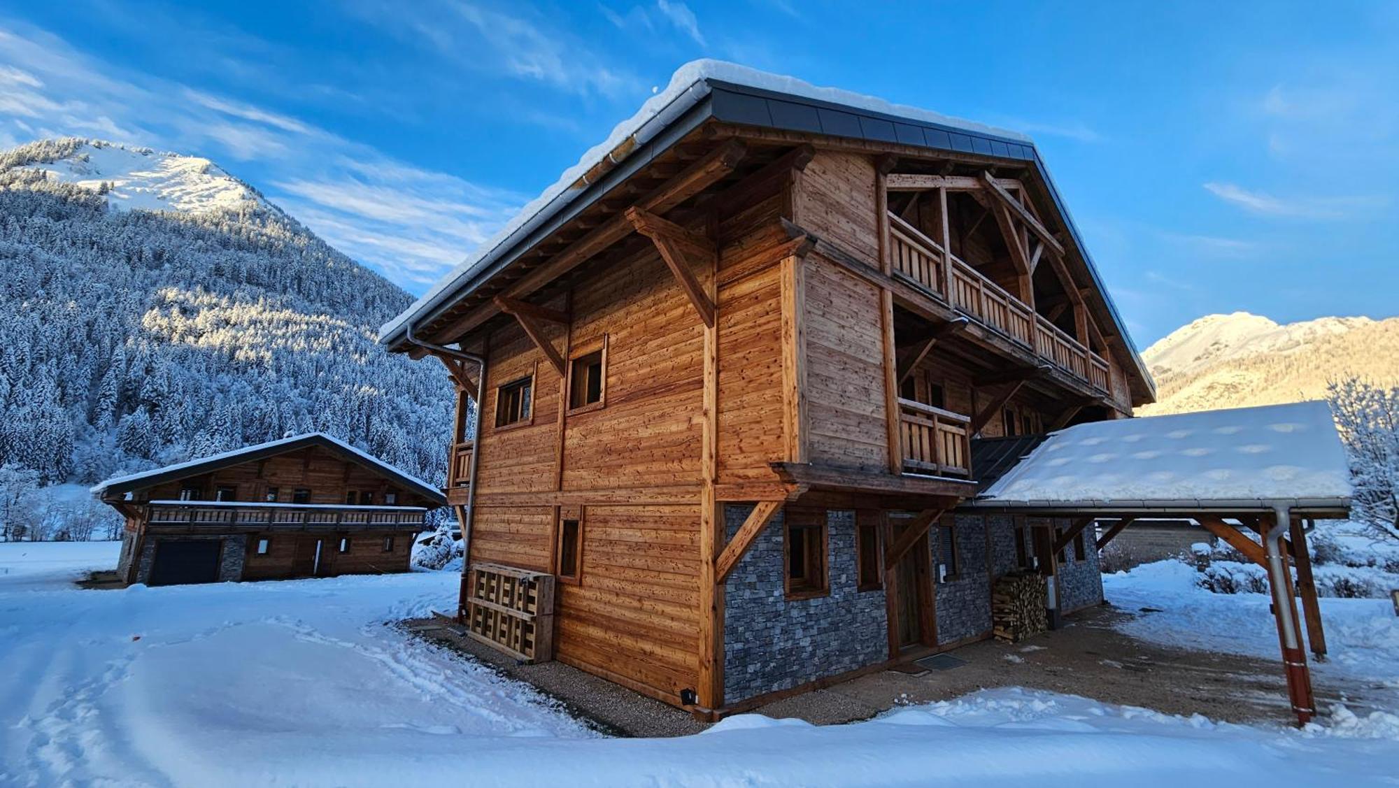 Demi-Chalet Vadel La Panthiaz 15 Pers 5 Chambres La Chapelle-d'Abondance Exterior foto