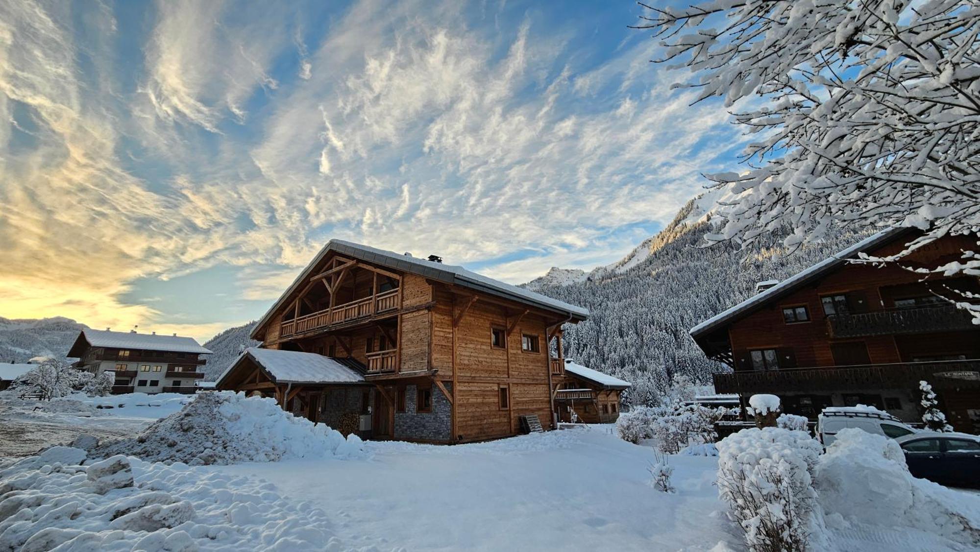 Demi-Chalet Vadel La Panthiaz 15 Pers 5 Chambres La Chapelle-d'Abondance Exterior foto