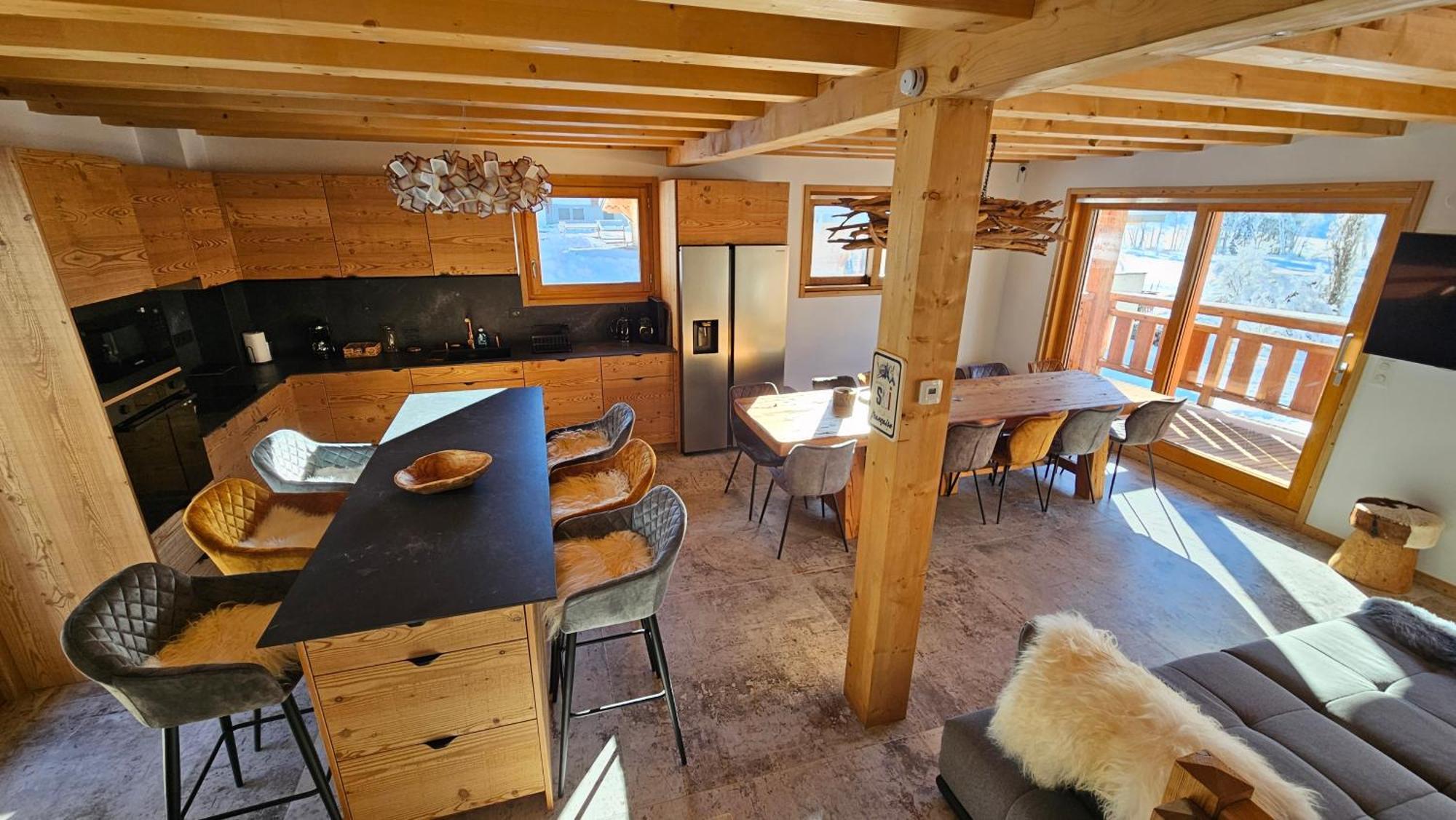 Demi-Chalet Vadel La Panthiaz 15 Pers 5 Chambres La Chapelle-d'Abondance Exterior foto