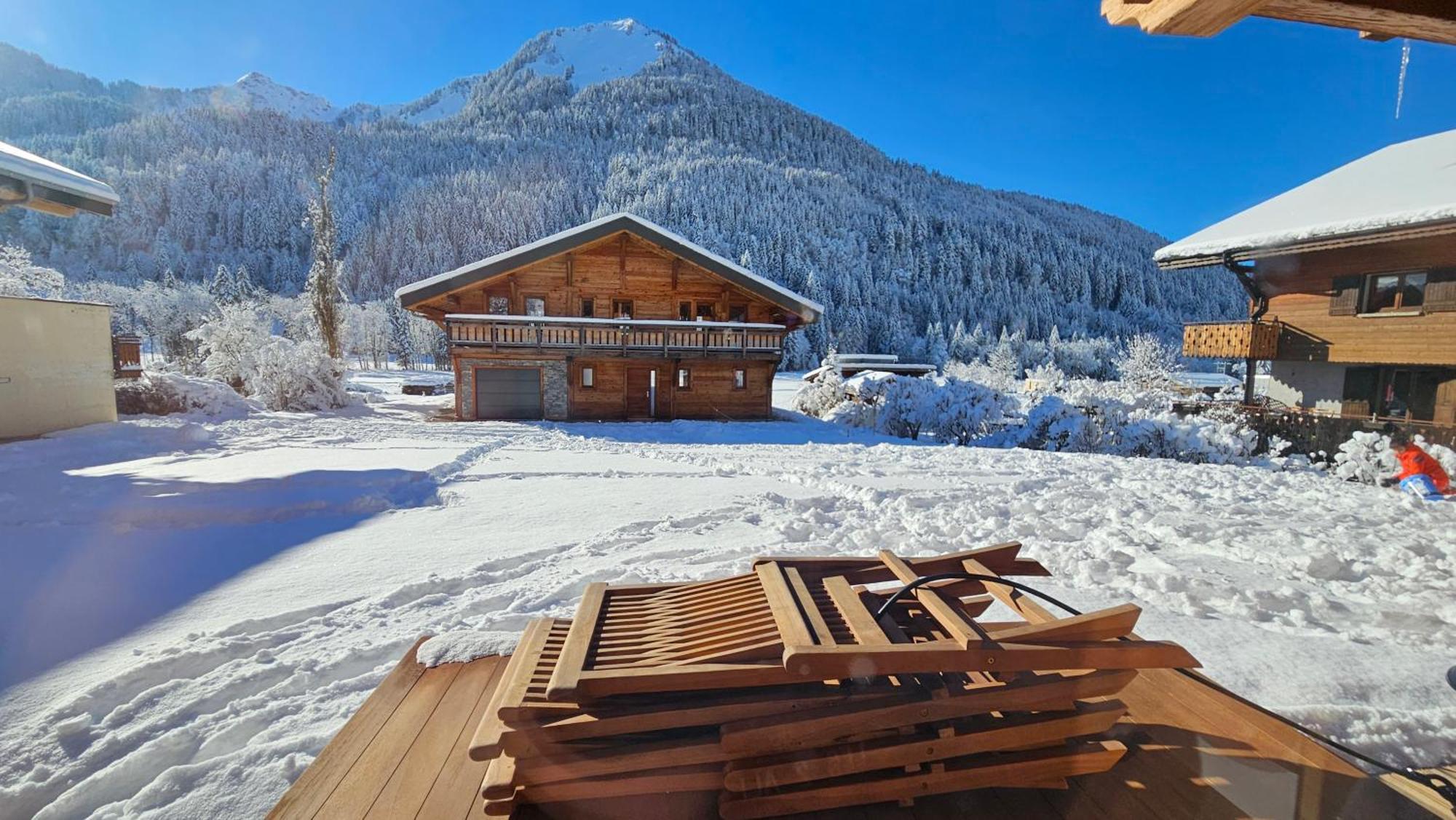 Demi-Chalet Vadel La Panthiaz 15 Pers 5 Chambres La Chapelle-d'Abondance Exterior foto
