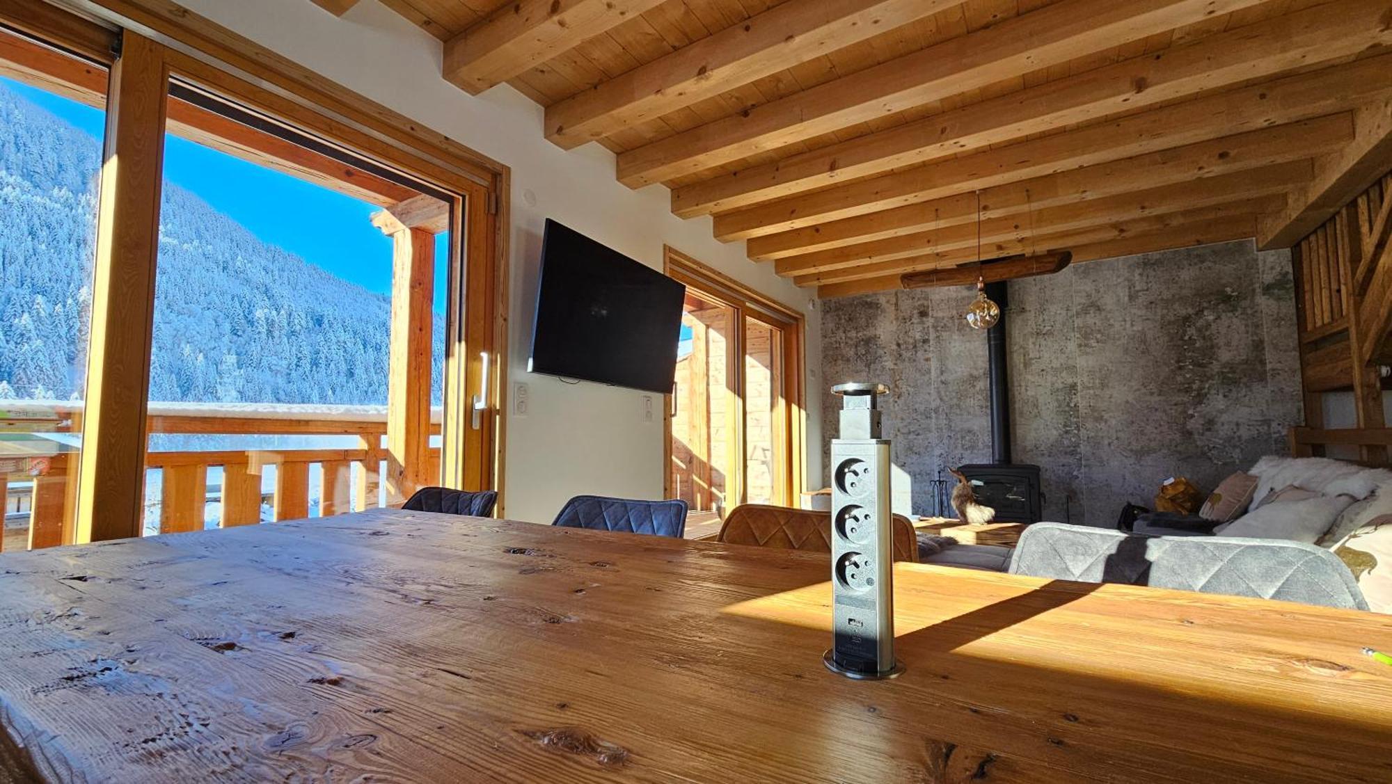 Demi-Chalet Vadel La Panthiaz 15 Pers 5 Chambres La Chapelle-d'Abondance Exterior foto