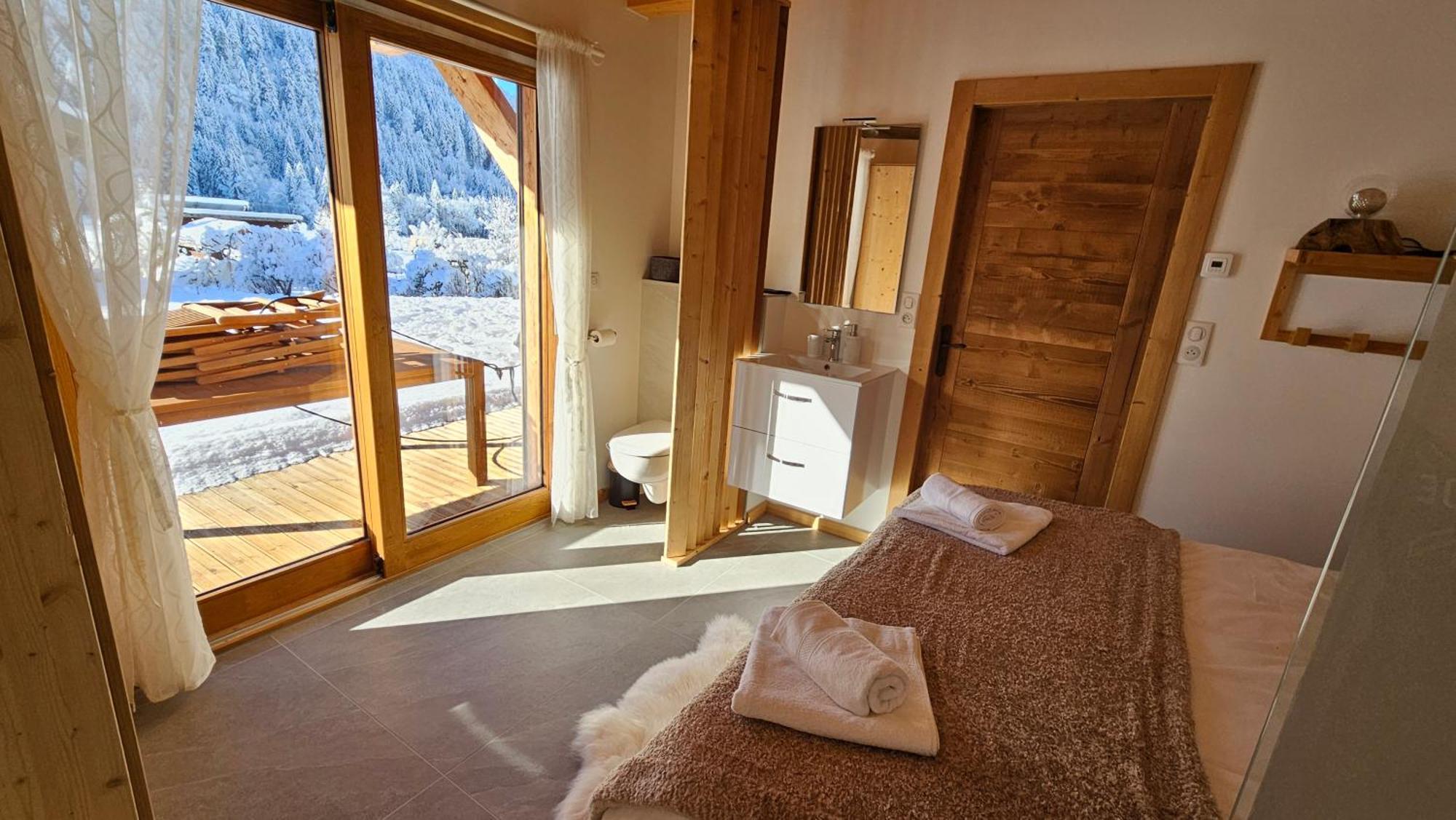 Demi-Chalet Vadel La Panthiaz 15 Pers 5 Chambres La Chapelle-d'Abondance Exterior foto